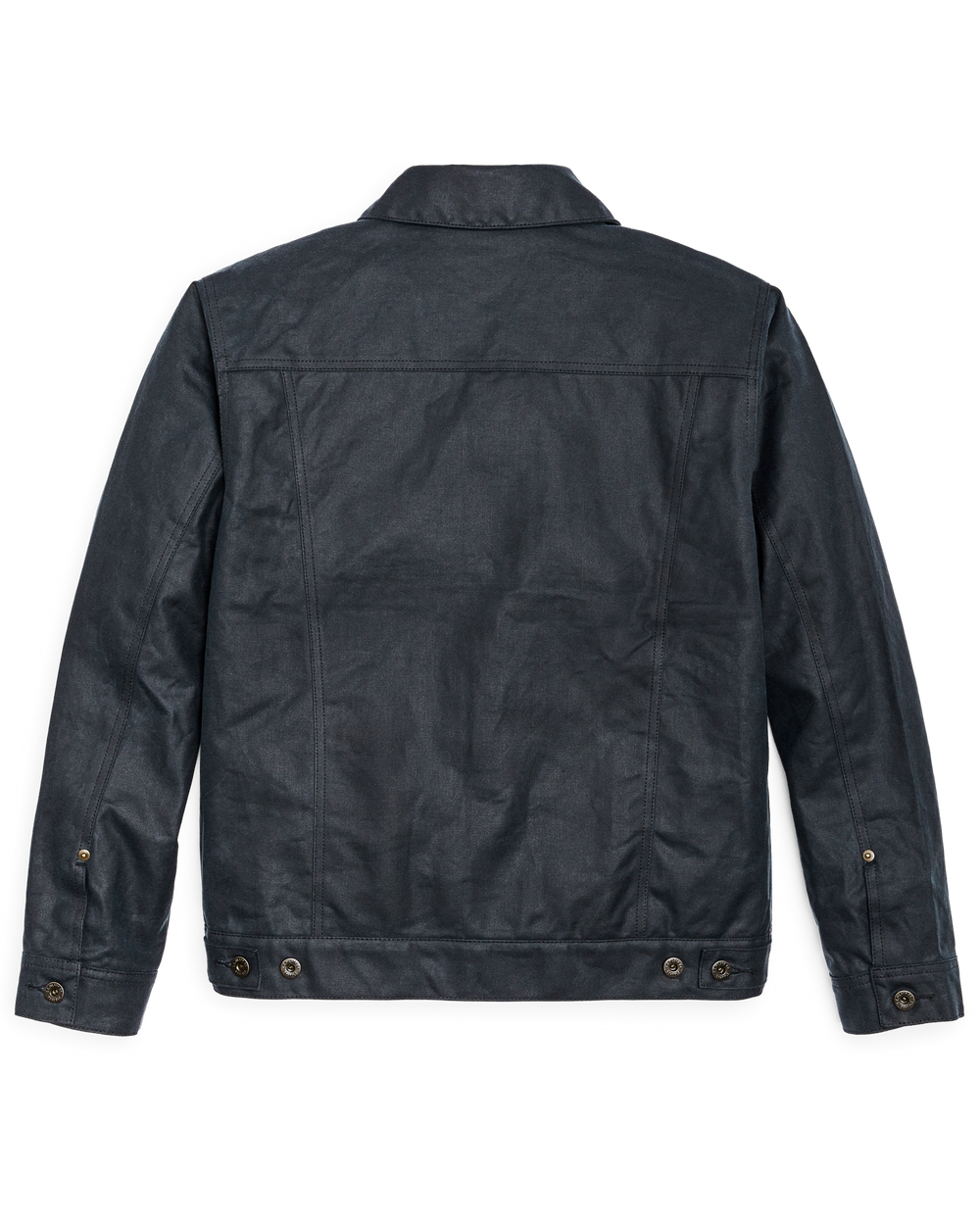 Alternate view of the Filson Tin Cloth Short Lined Cruiser Jacket - Service Blue
