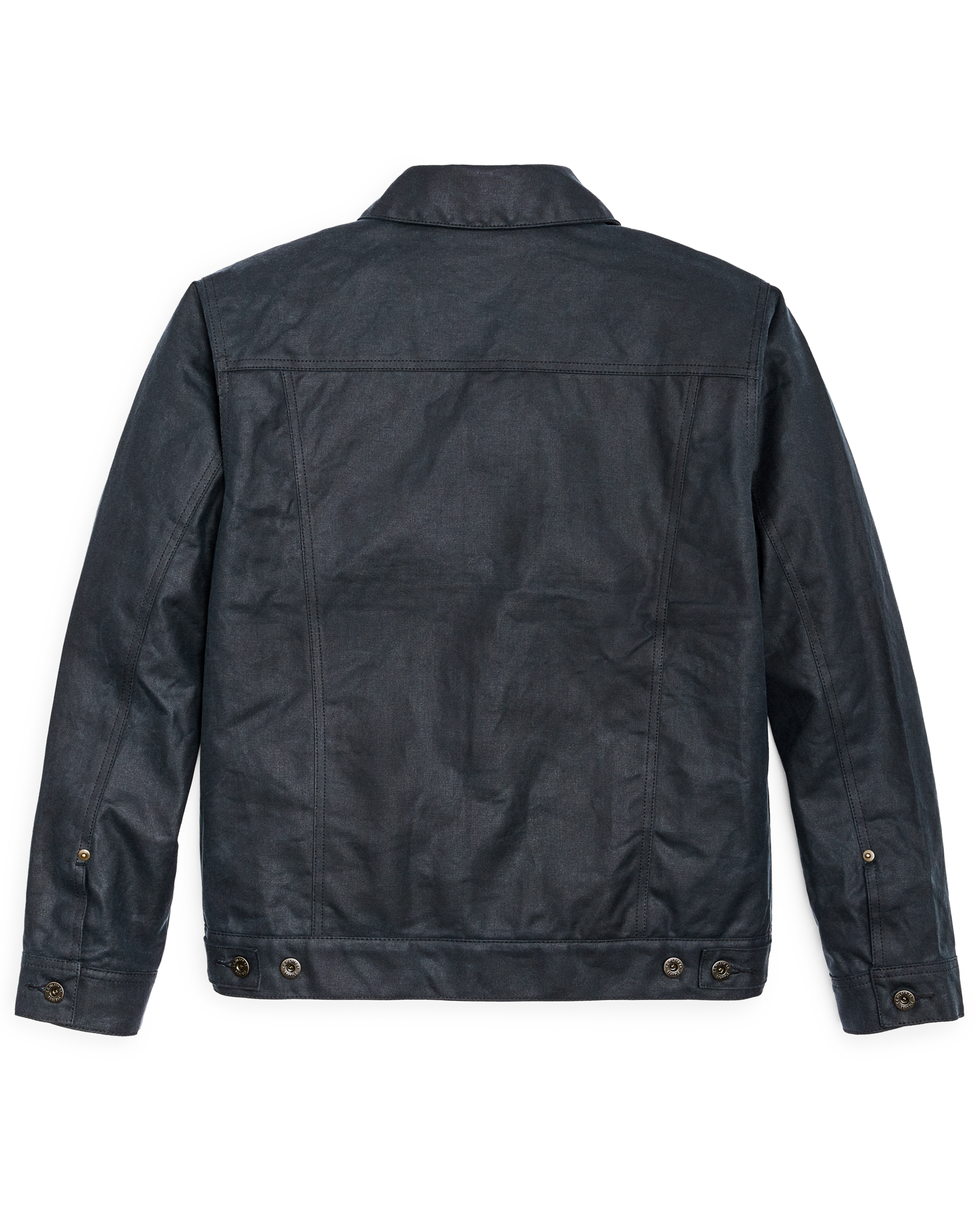 Alternate view of the Filson Tin Cloth Short Lined Cruiser Jacket - Service Blue