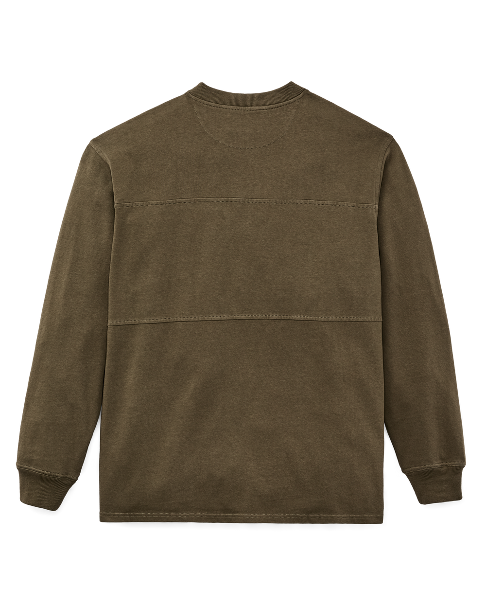Alternate view of the Filson Field Knit Henley - Military Olive