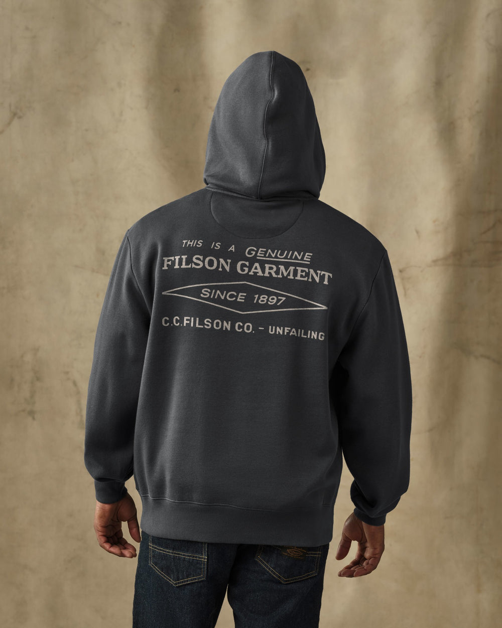Diamond Graphic Hoodie - Faded Black
