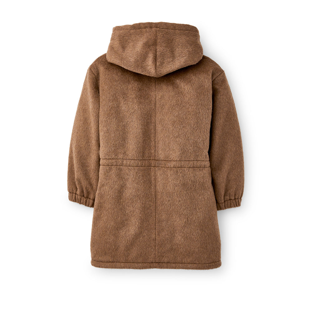 Women's Wool Mohair Parka - Brown