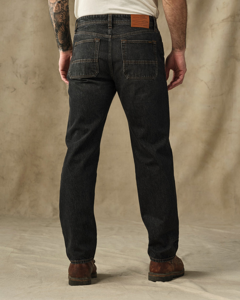 14-oz. Straight-Leg Jeans - Vintage Black