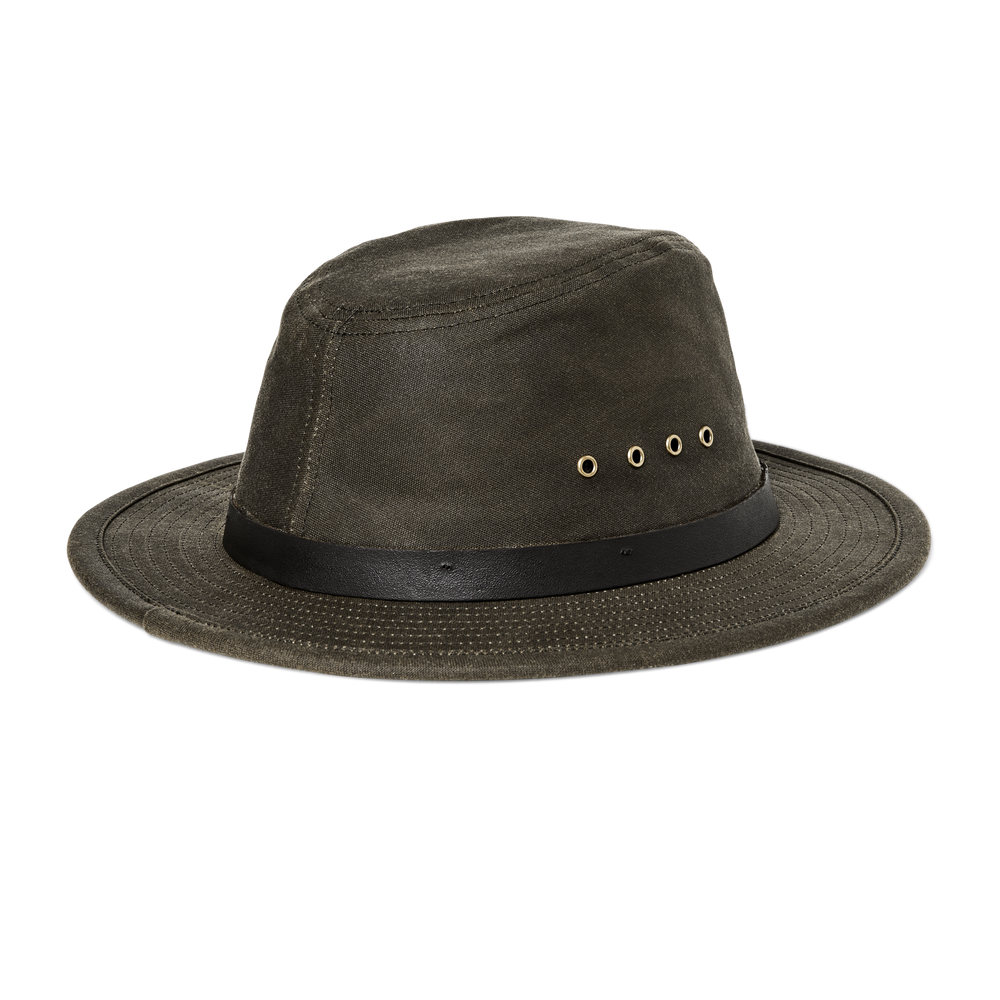 Alternate view of the Filson Insulated Packer Hat - Otter Green