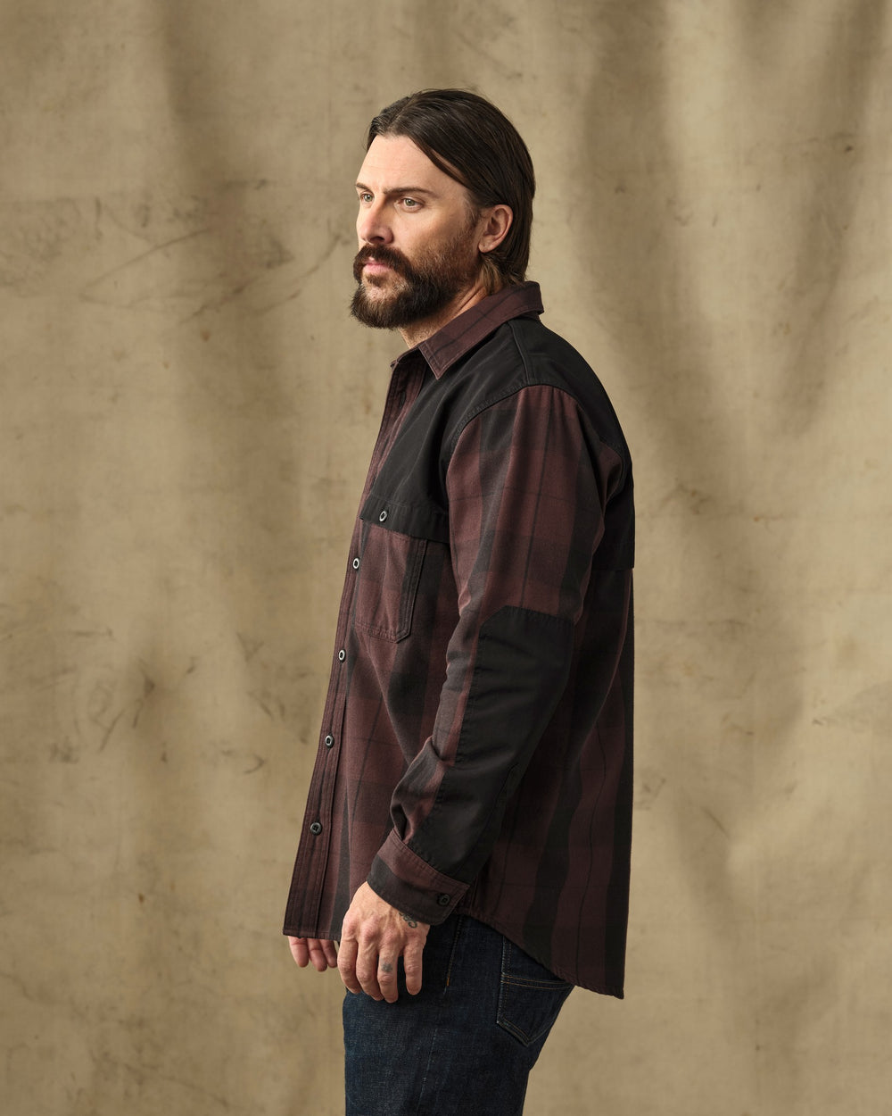 Forester Flannel Shirt - Dark Port Plaid
