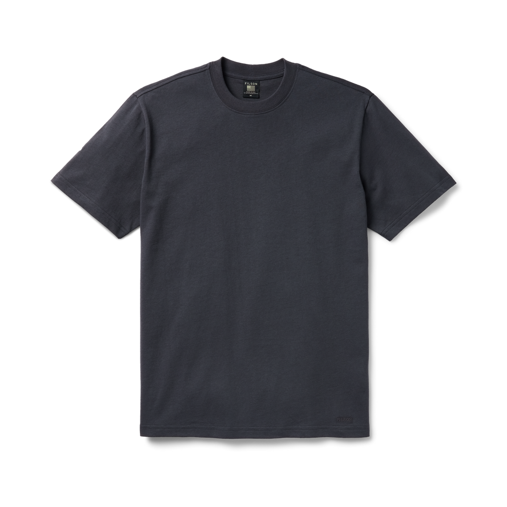 Front-facing image of the Filson Pioneer Solid T-shirt - Ink Blue