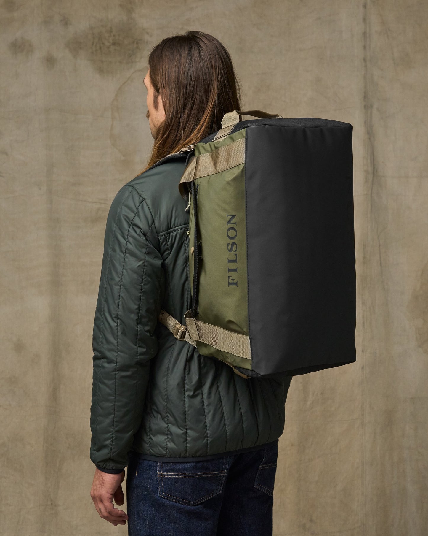 All-weather 40l Duffle - Olive / Black / Covert