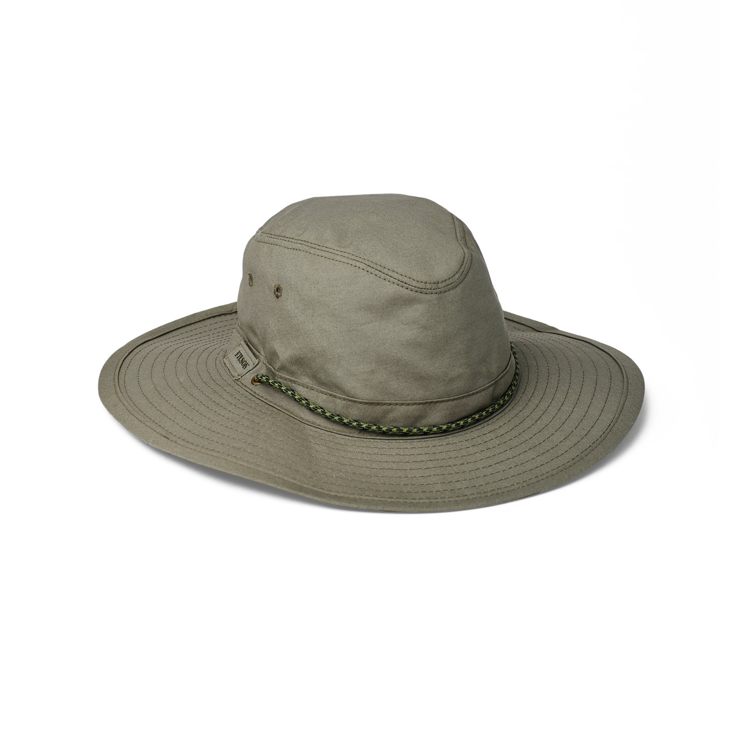 Alternate view of the Filson Twin Falls Travel Hat - Otter Green