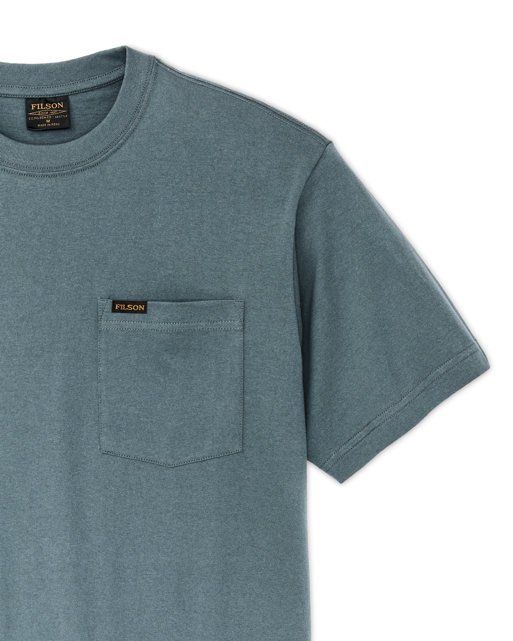Alternate view of the Filson Outfitter Pocket T-shirt - Dark Slate