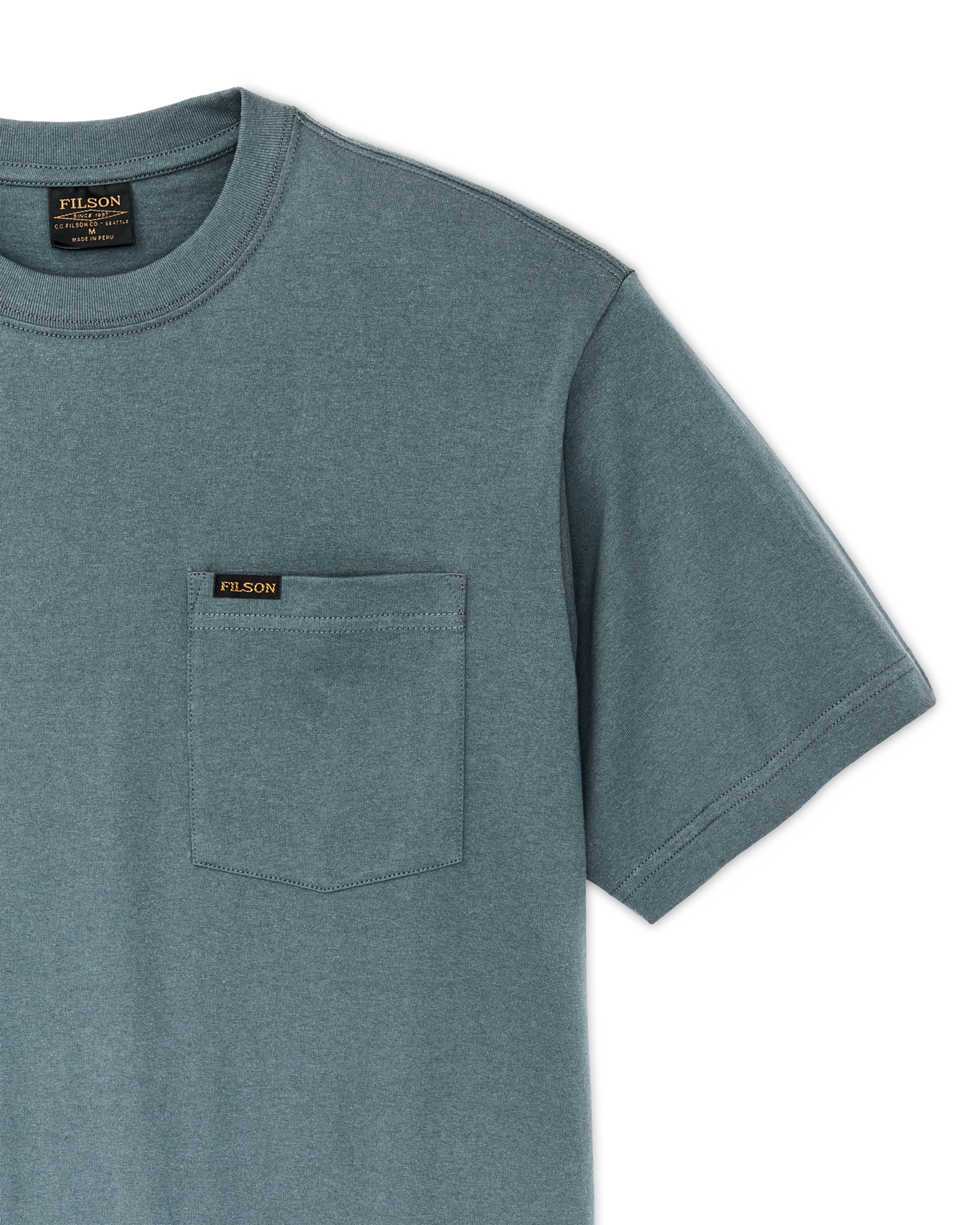 Alternate view of the Filson Outfitter Pocket T-shirt - Dark Slate