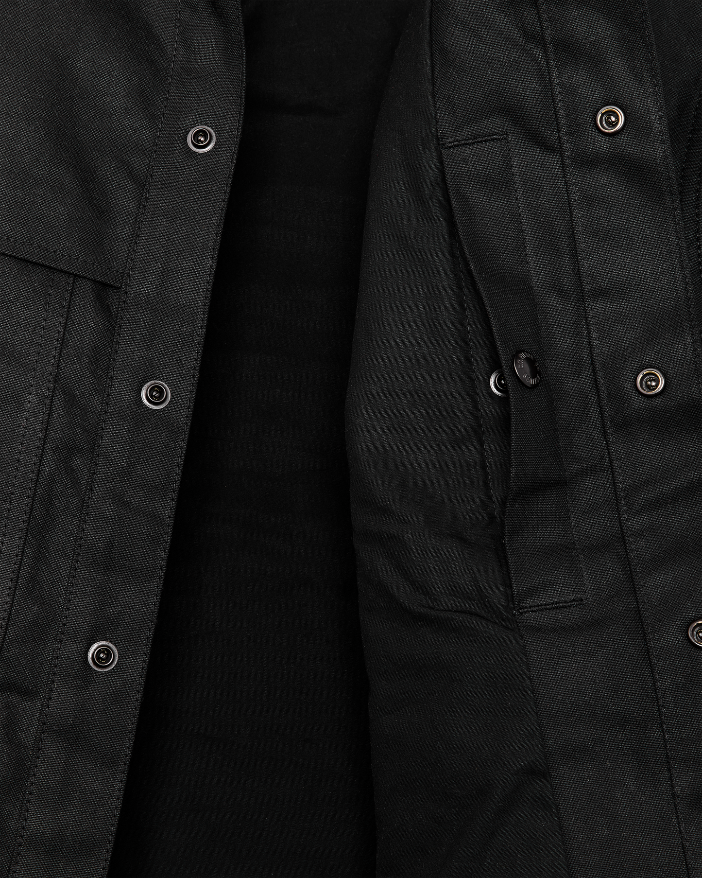 Alternate view of the Filson Lined Tin Cloth Cruiser Jacket - Black