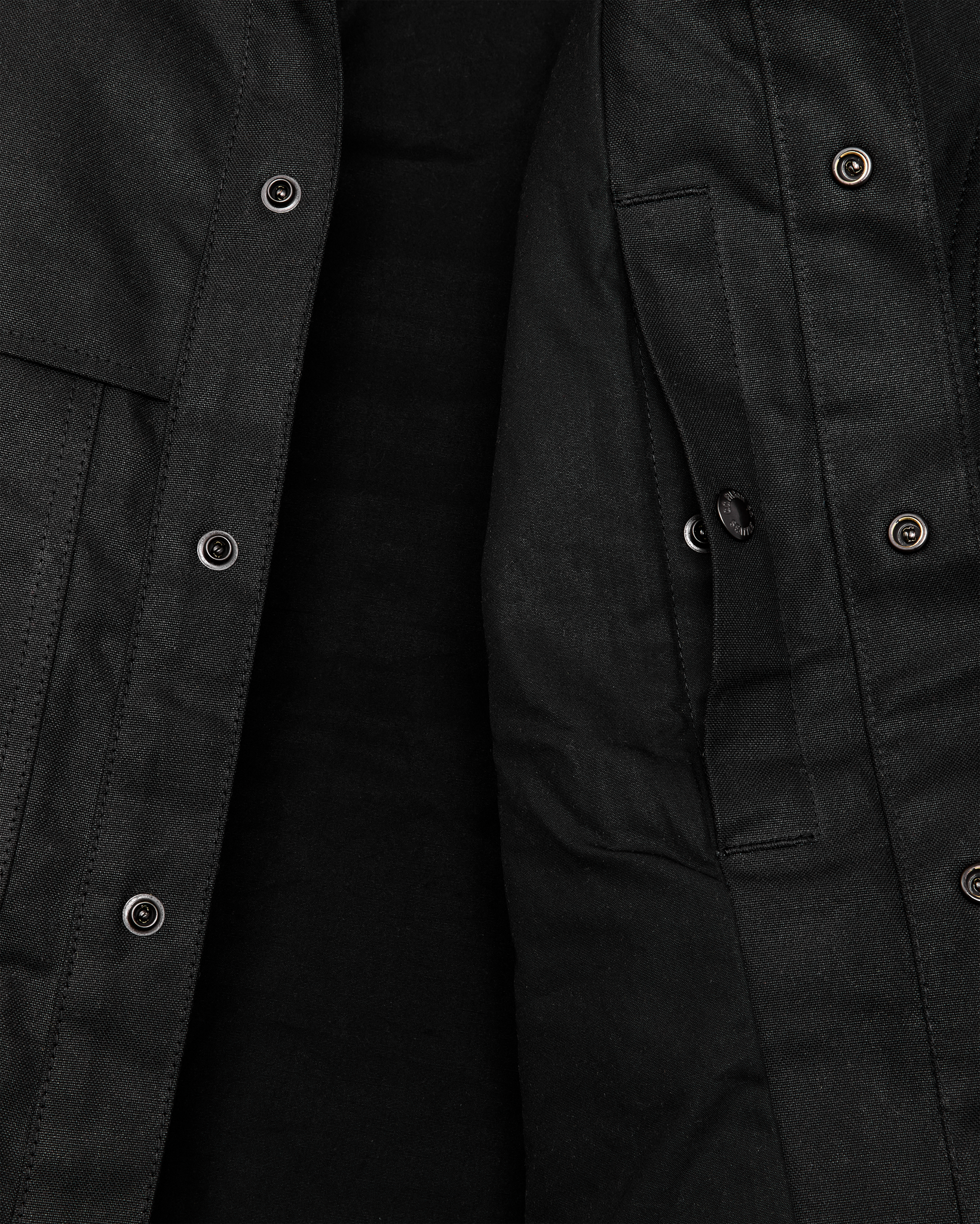 Alternate view of the Filson Lined Tin Cloth Cruiser Jacket - Black