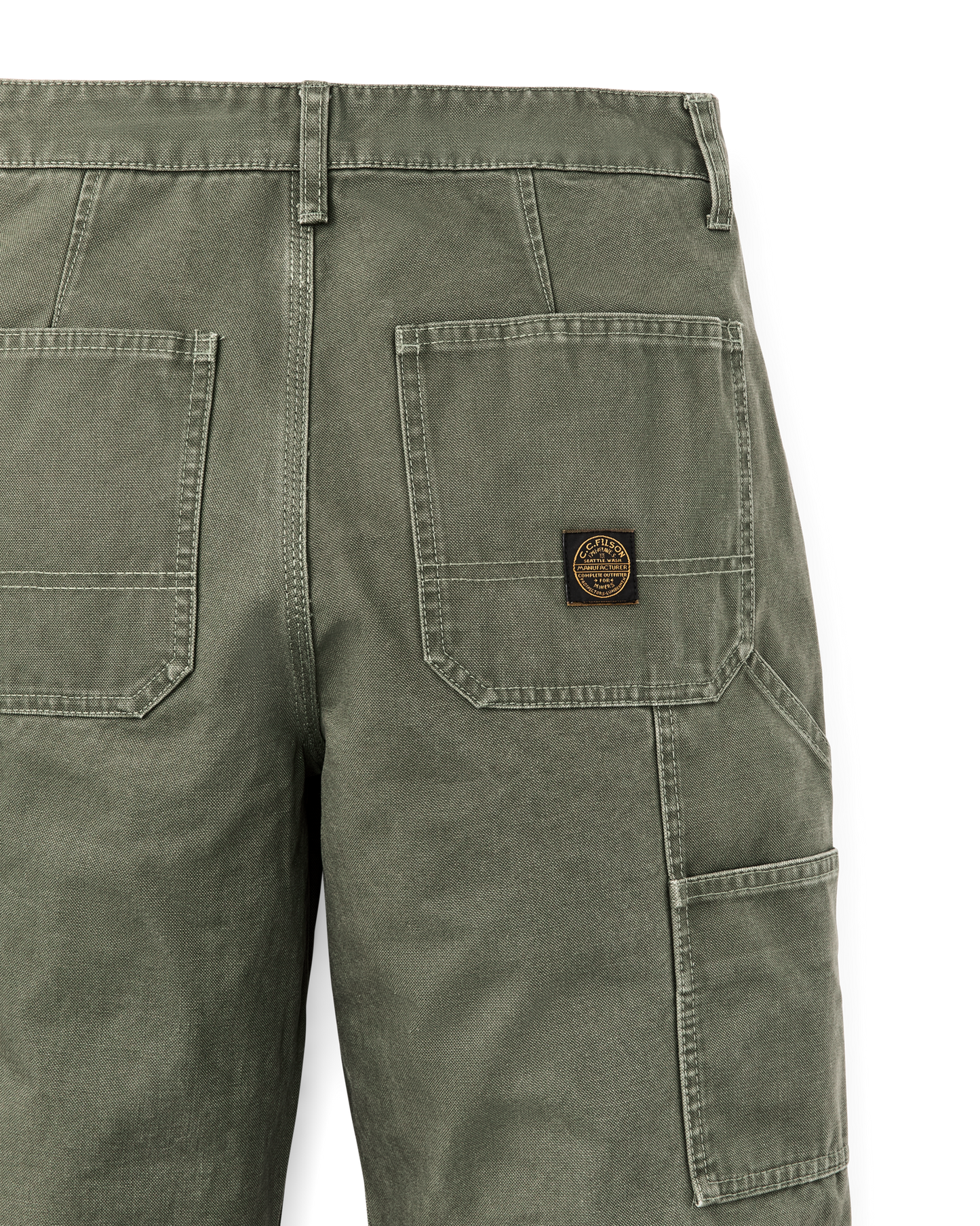 Women's Canvas Work Pants - Dark Olive