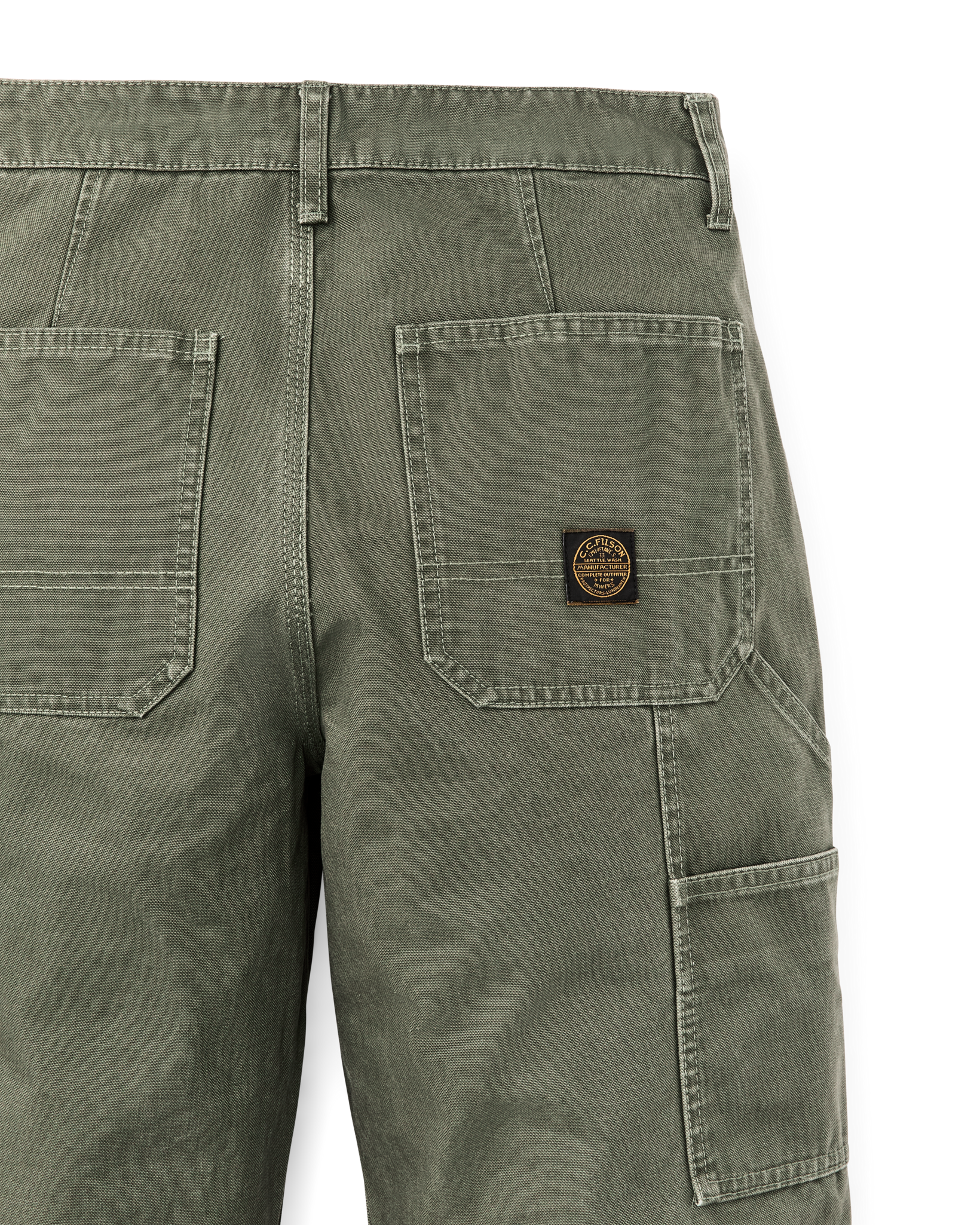 Women's Canvas Work Pants - Dark Olive