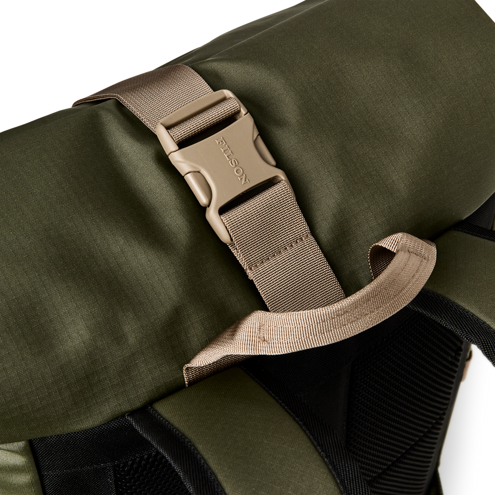 Alternate view of the Filson All-Weather Backpack - Olive / Black / Covert