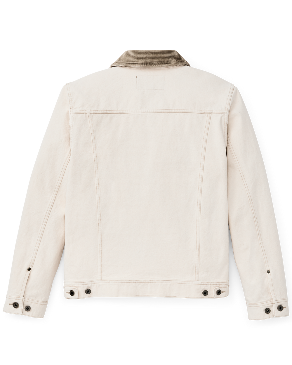 Alternate view of the Filson Rustic Canvas Short Cruiser Jacket - Natural Seed