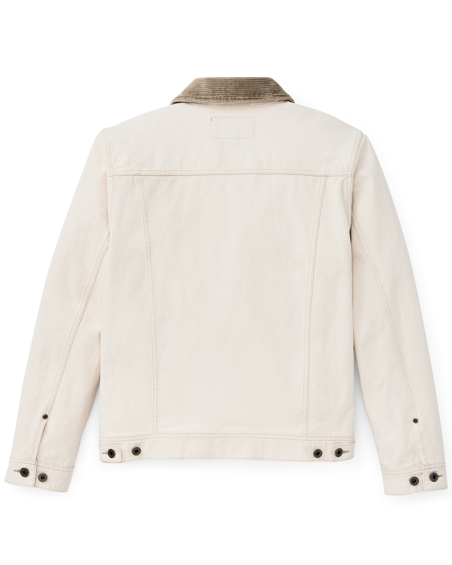 Alternate view of the Filson Rustic Canvas Short Cruiser Jacket - Natural Seed