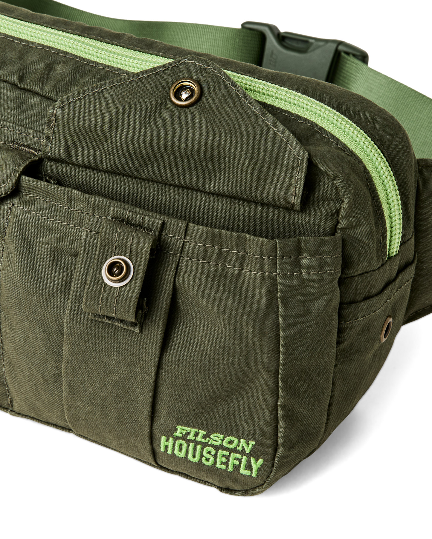 Alternate view of the Filson Filson X Housefly Ranger Waistpack - Otter Green