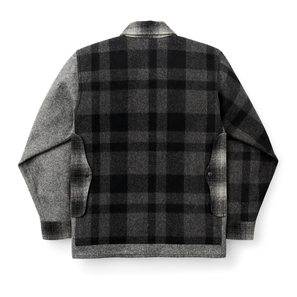 Alternate view of the Filson 125th Anniversary Archival Mackinaw Wool Cruiser - Gray Patchwork