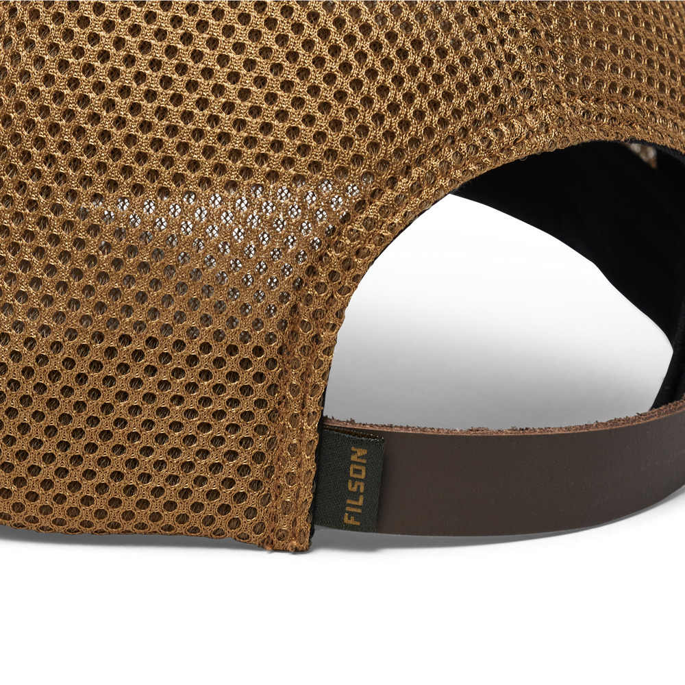 Alternate view of the Filson Mesh Logger Cap - Brown