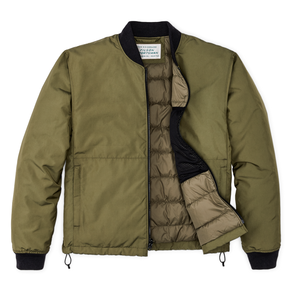 Alternate view of the Filson Down Liner Jacket - Winter Moss