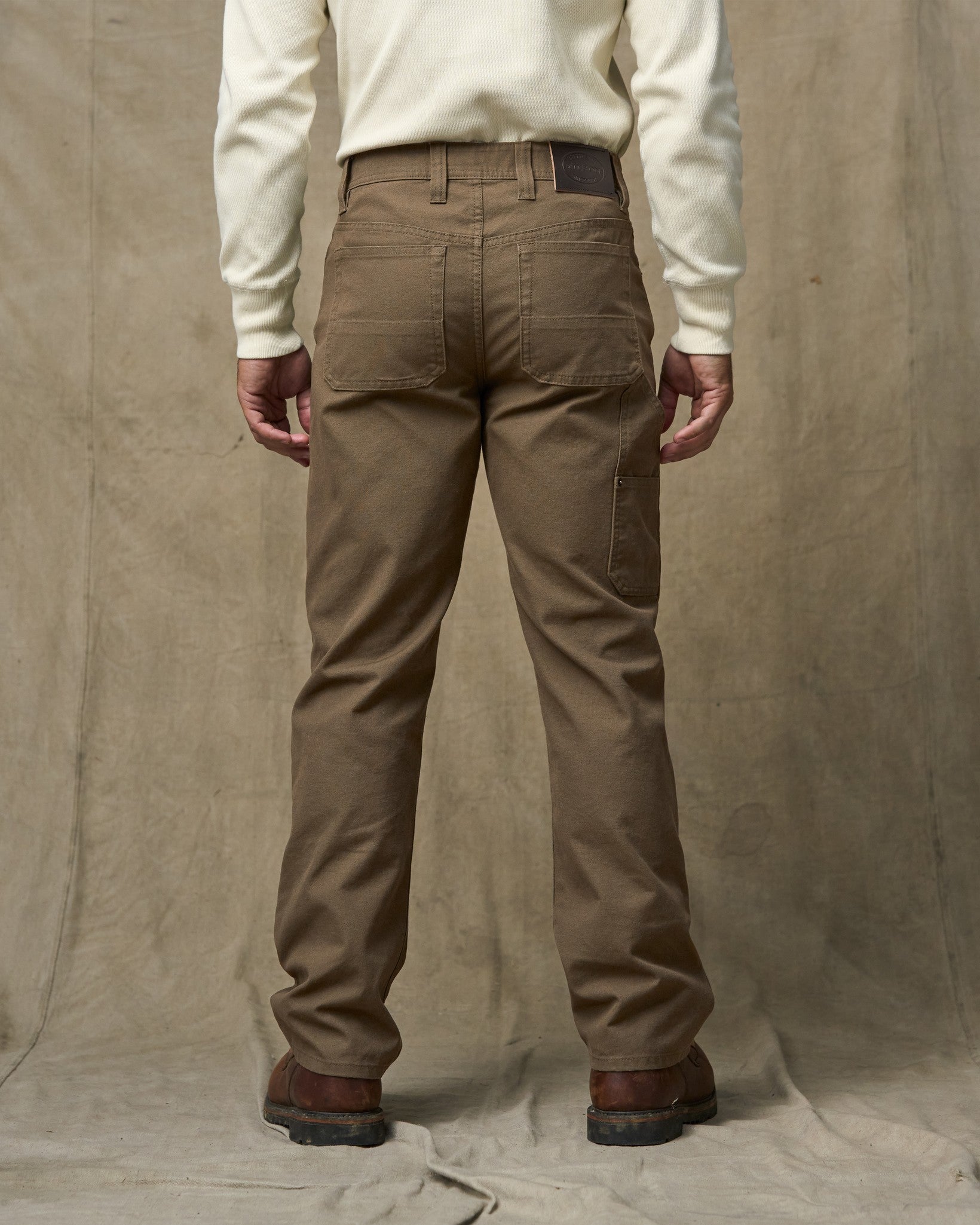 Dry Tin Double Front Pants - Marsh Olive