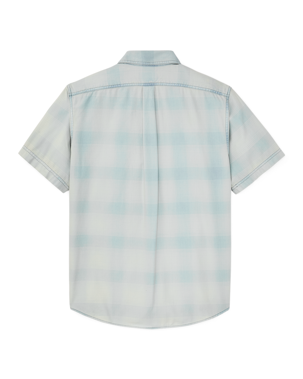 Short Sleeve Lightweight Alaskan Guide Shirt - Indigo Plaid