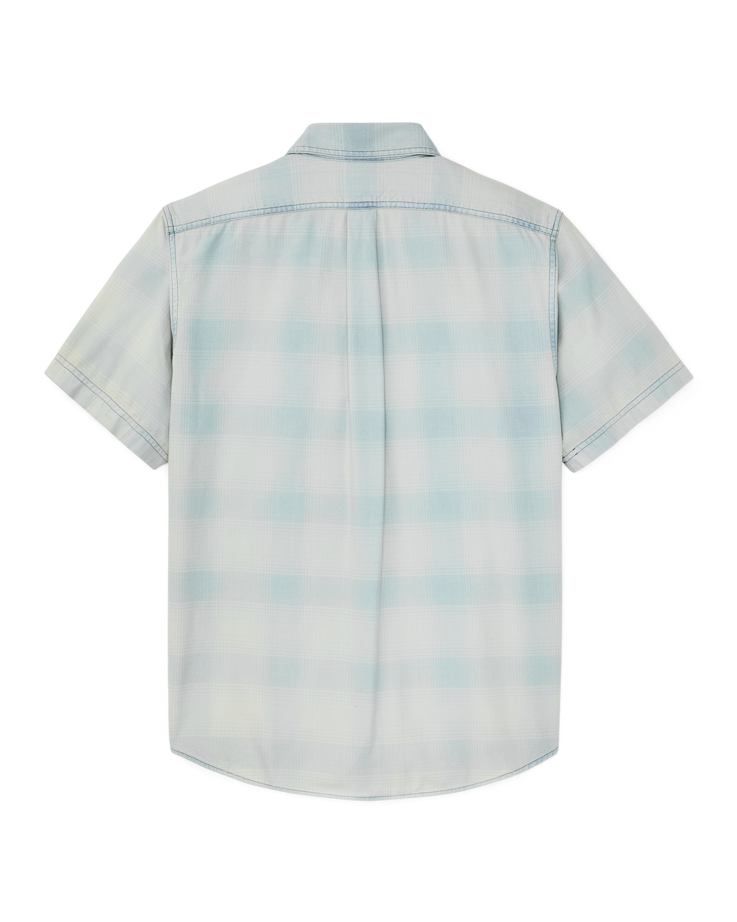 Short Sleeve Lightweight Alaskan Guide Shirt - Indigo Plaid
