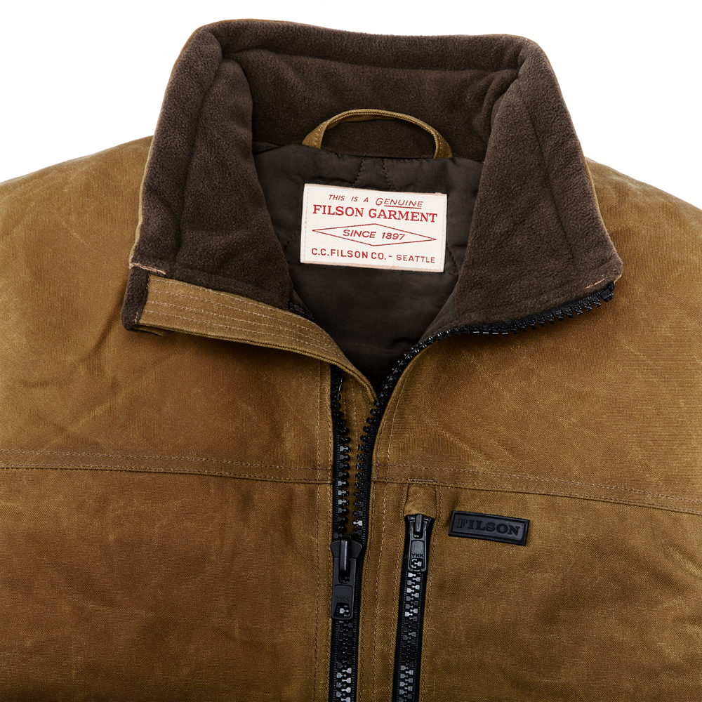 Alternate view of the Filson Tin Cloth Primaloft¬Æ Vest - Dark Tan 2