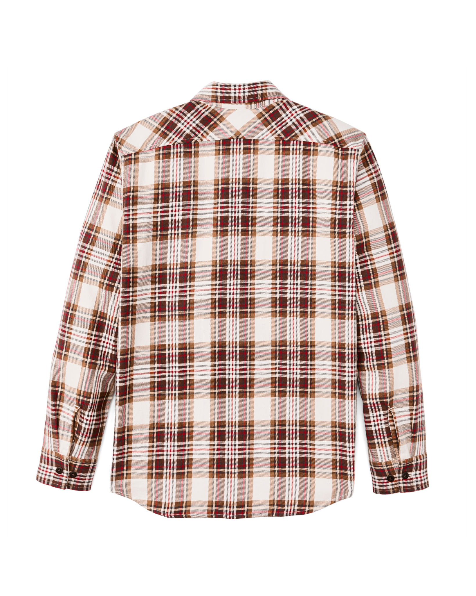 Filson The Rangeland Flannel Shirt in Red/Brown Plaid Filson The Rangeland Flannel Shirt in Red/Brown Plaid