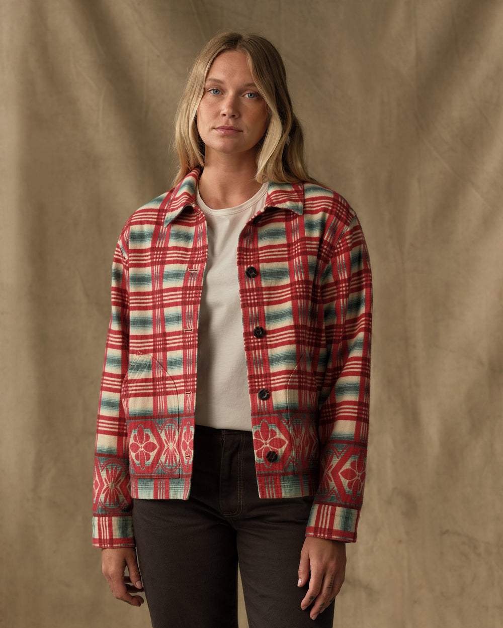 Women's Colchuck Short Jacket - Rust Multicolor