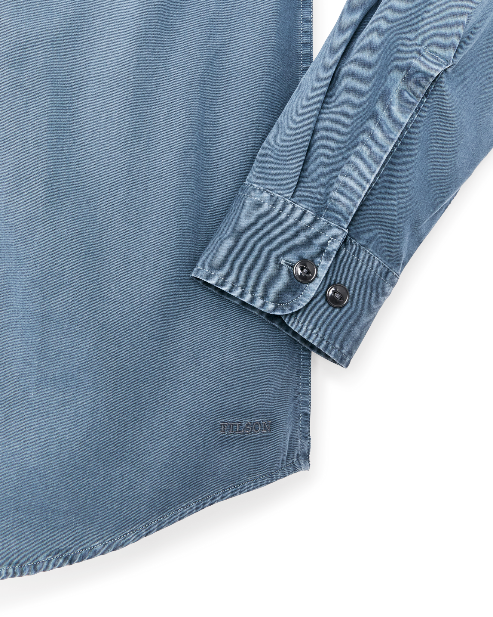 Alternate view of the Filson 4.5-oz. Twill Shirt - Orion Blue