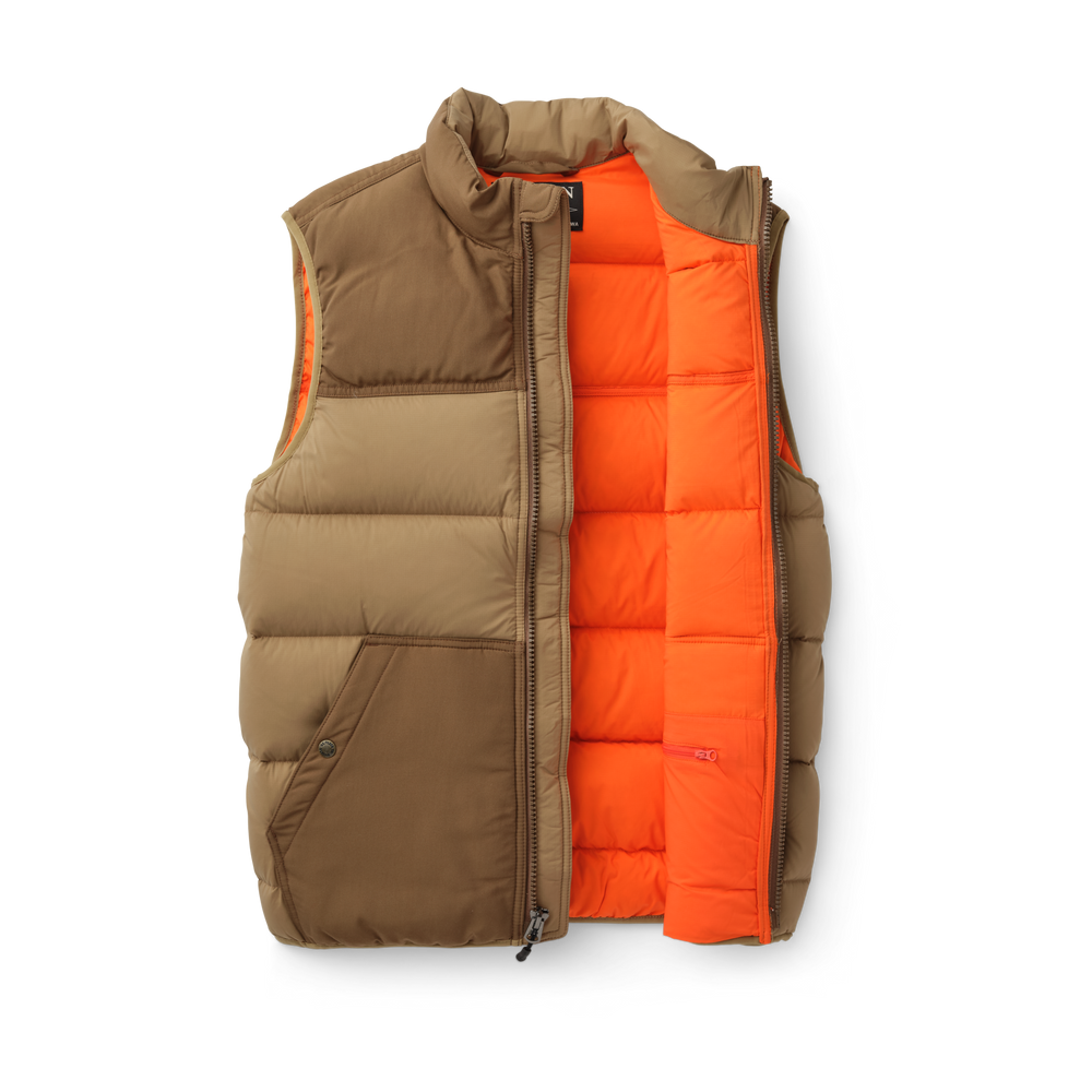 Alternate view of the Filson Featherweight Down Vest - Dark Tan