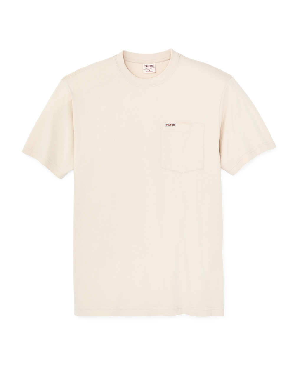 Front-facing image of the Filson Outfitter Pocket T-shirt - Natural