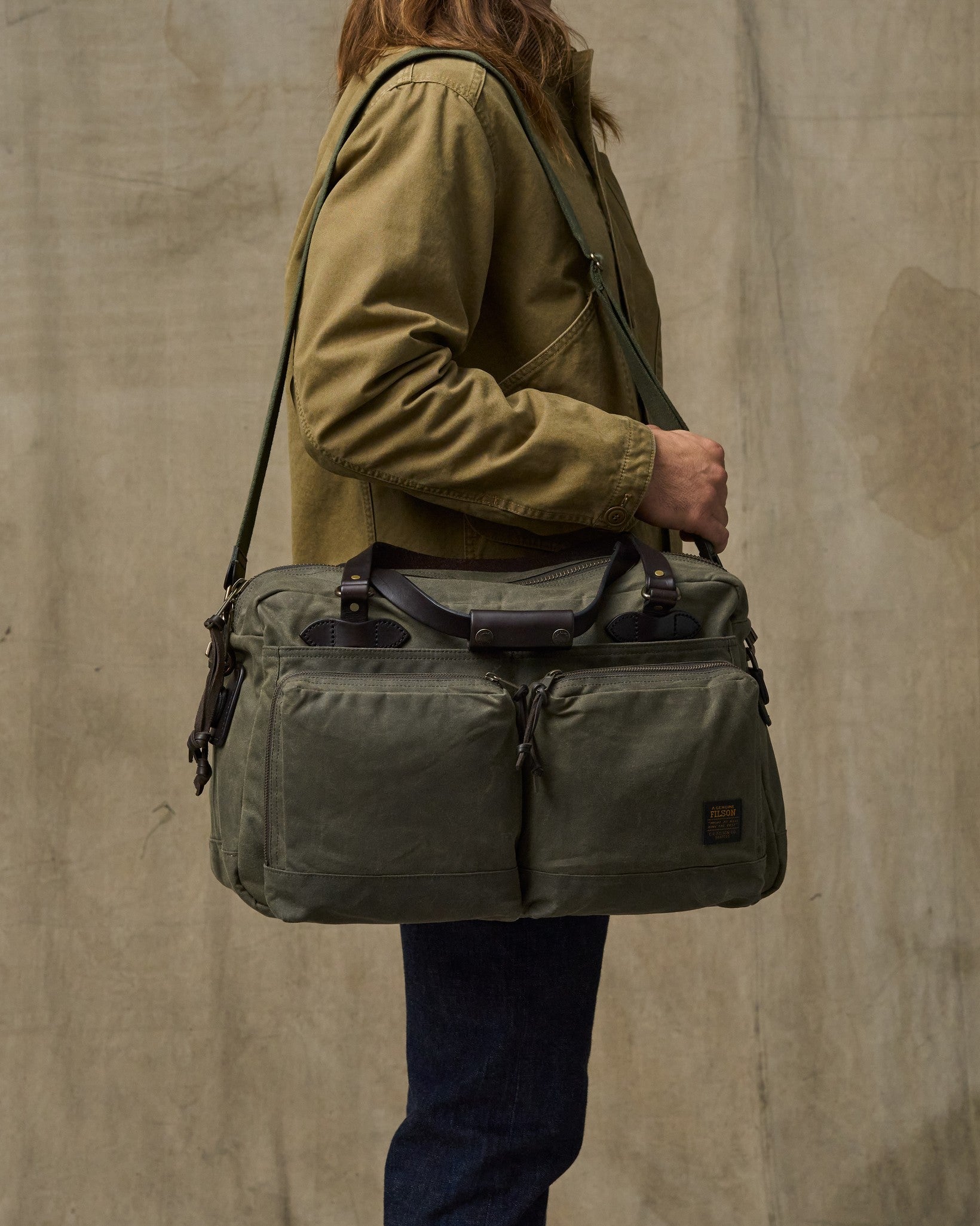 48 Hour Tin Cloth Duffle Bag - Otter Green | Filson