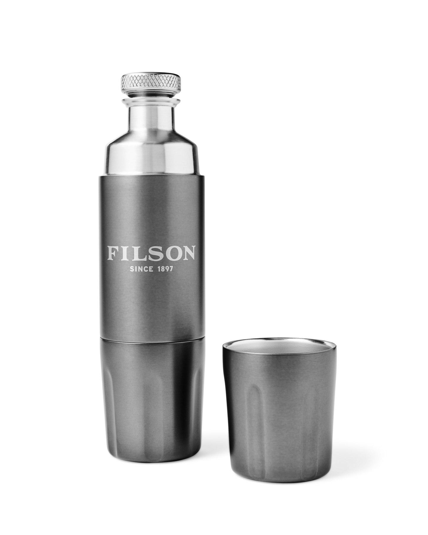 High Camp 750ml Firelight Flask - Gunmetal