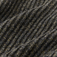 Bristol Shawl Neck Sweater  - Moss / Black Melange