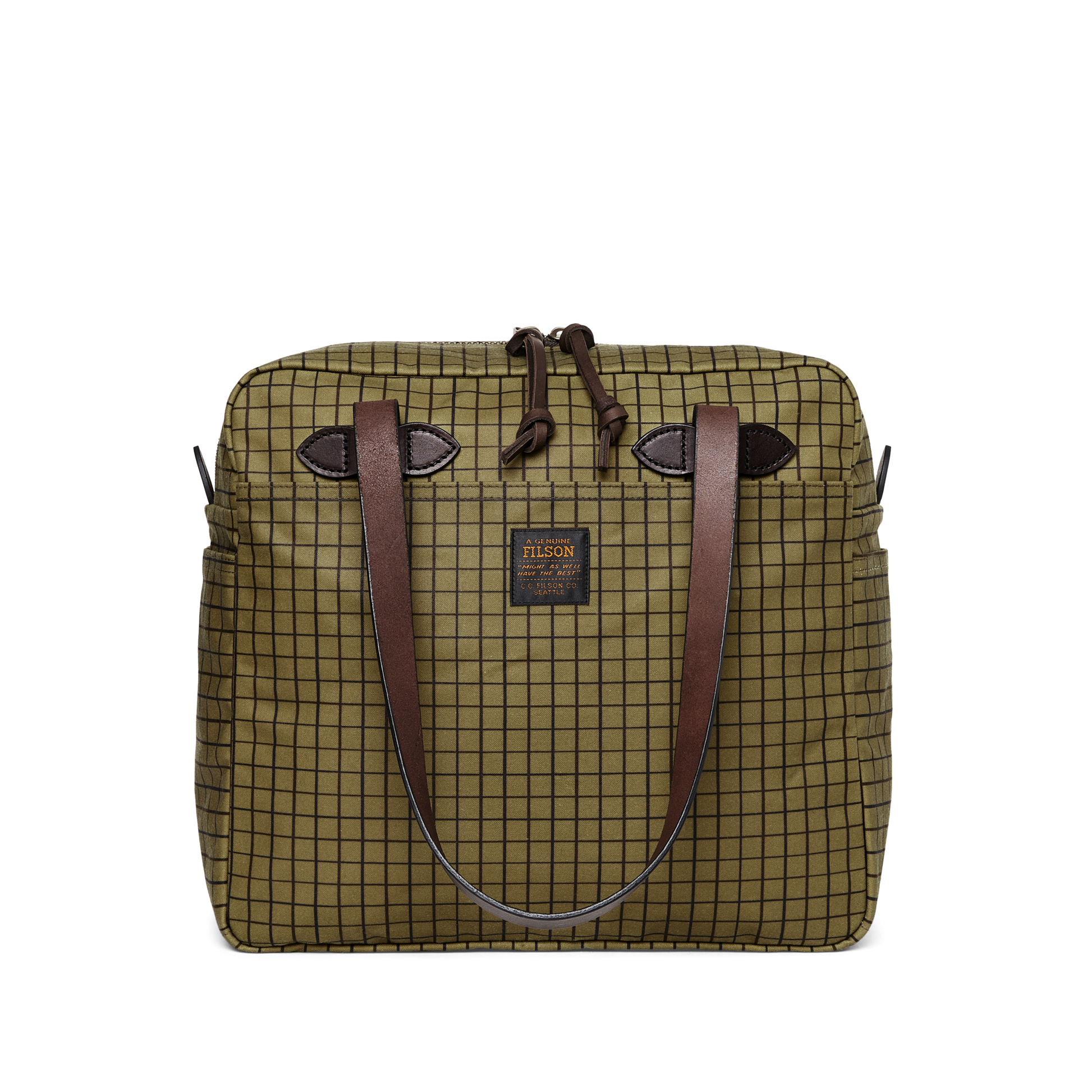Tin Cloth Zippered Tote Bag | Filson