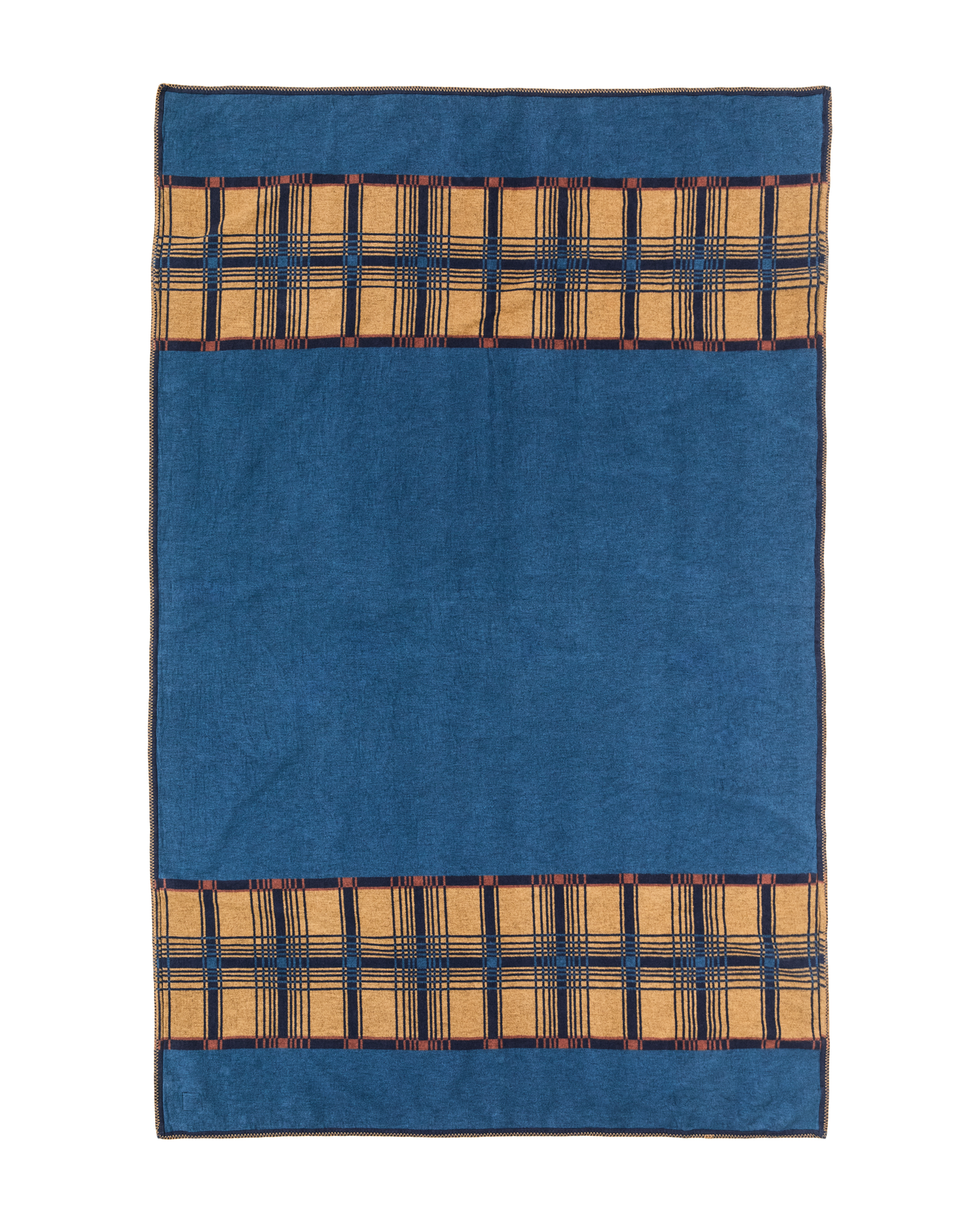 Cotton Blanket - Navy / Irondale
