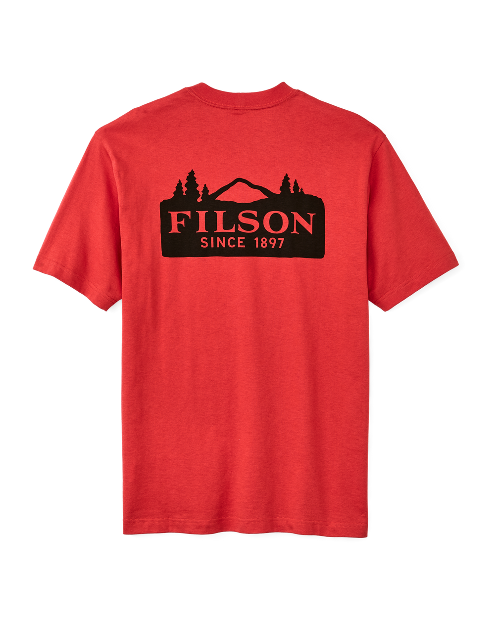 Frontier Logo T-shirt - Aurora Red / Scenic Mark
