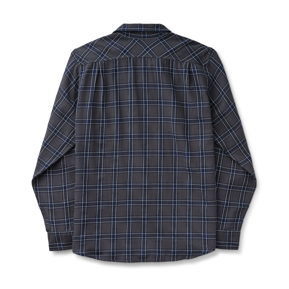 Scout Shirt - Faded Black/indigo/white Plaid