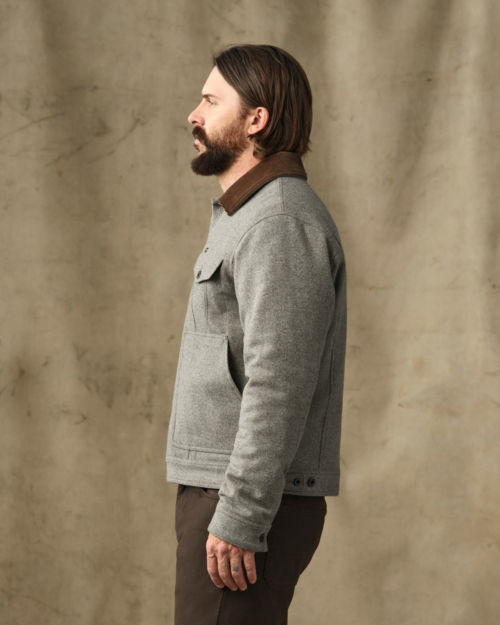 Spokane Insulated Short Cruiser - Vintage Heather Gray