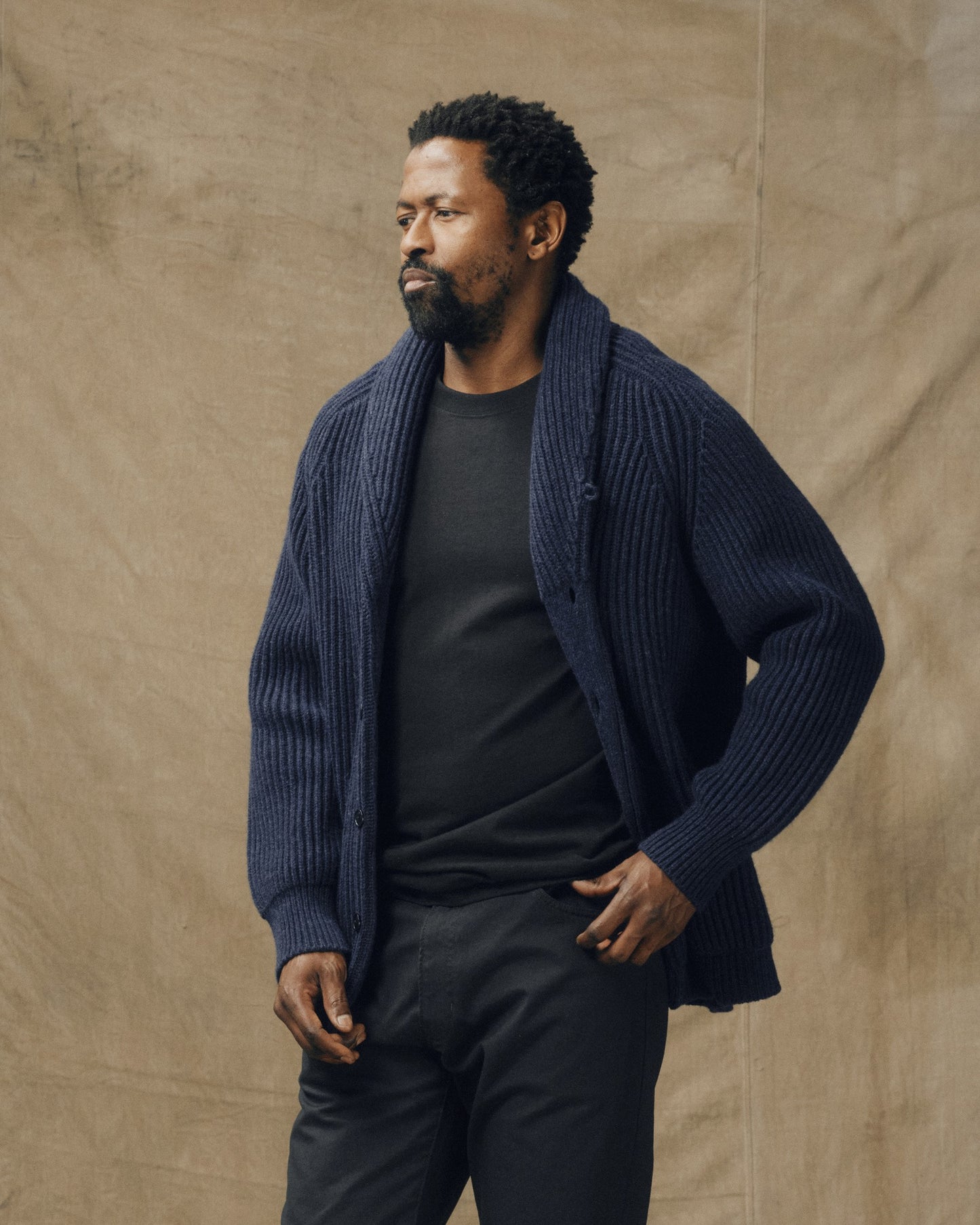 Bristol Cardigan Sweater - Navy