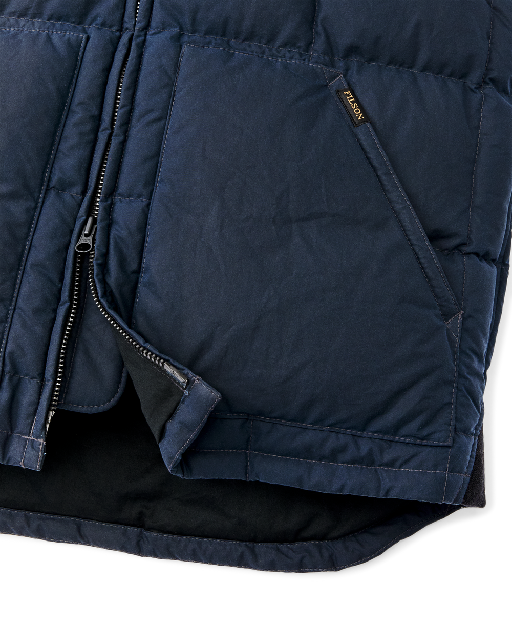 Waxed Down Vest - Night Sky