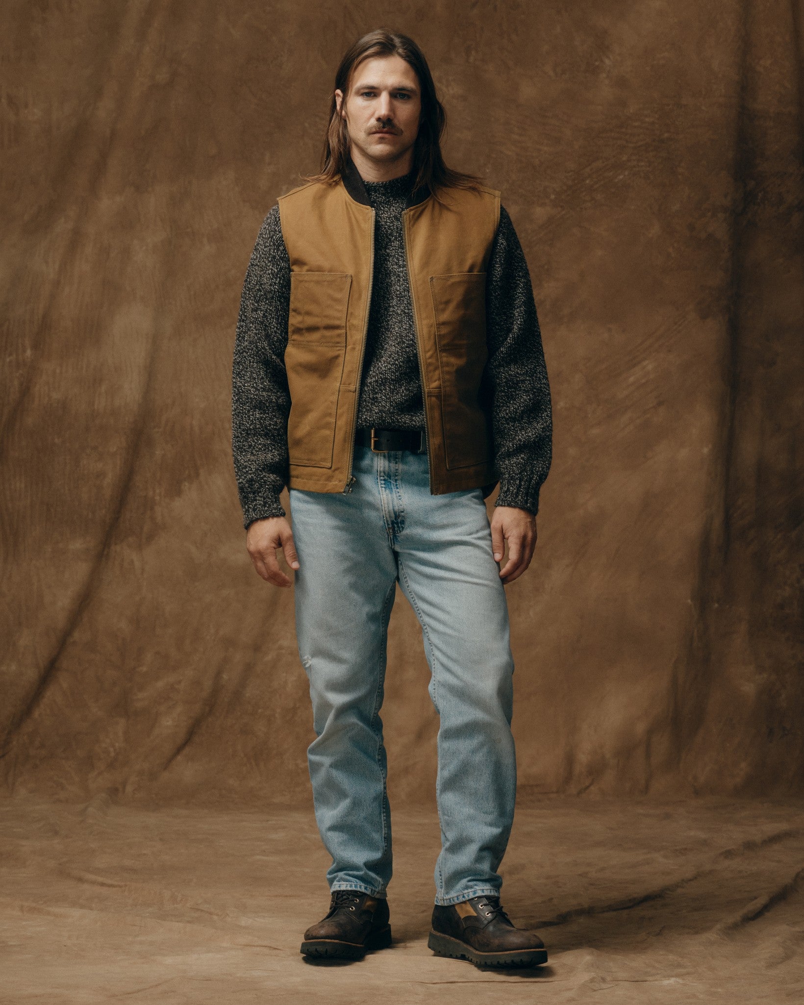filsonフィルソン light work vest Waxed Canvas Insulated Work Vest | Filson