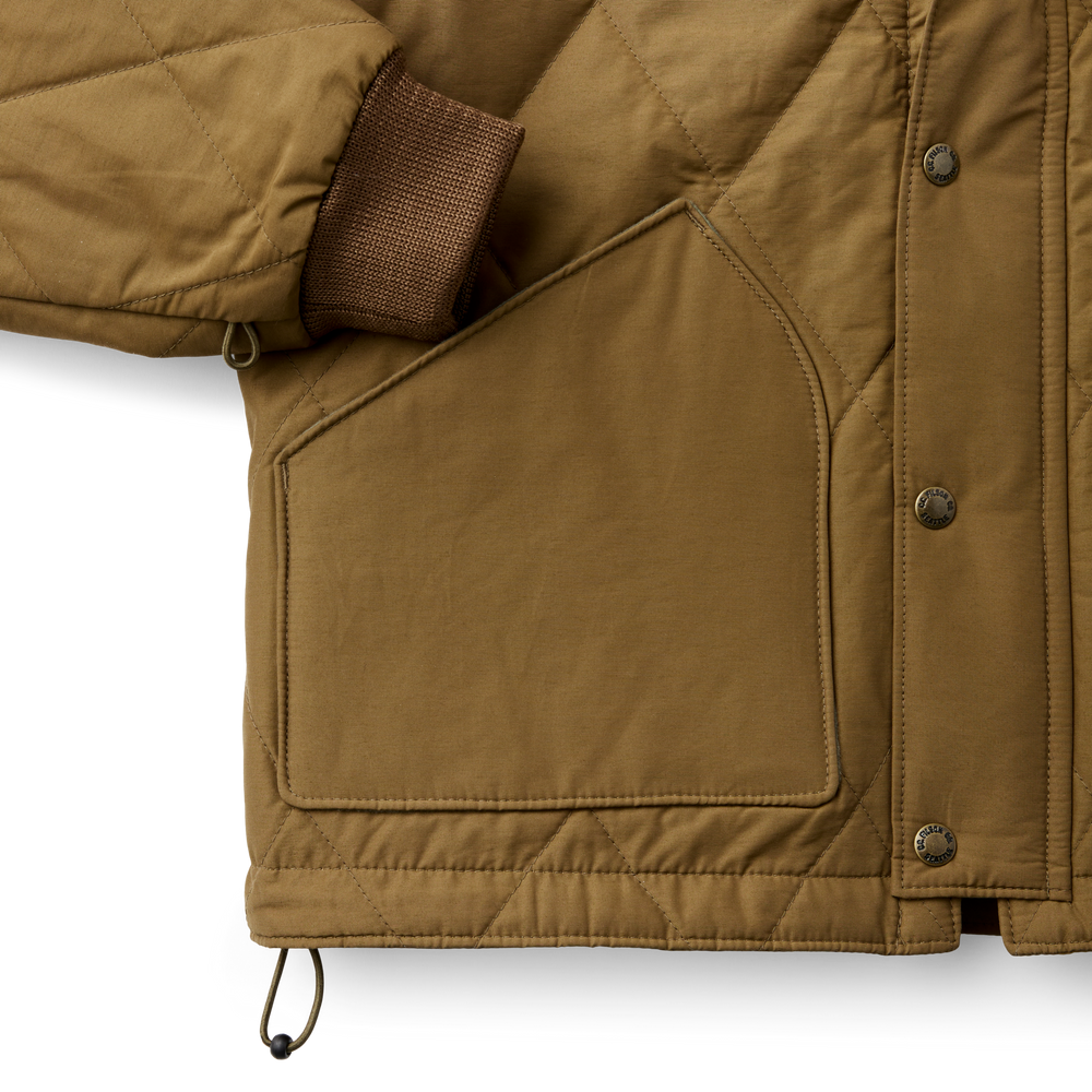 Alternate view of the Filson Quilted Pack Jacket - Sportsman Tan
