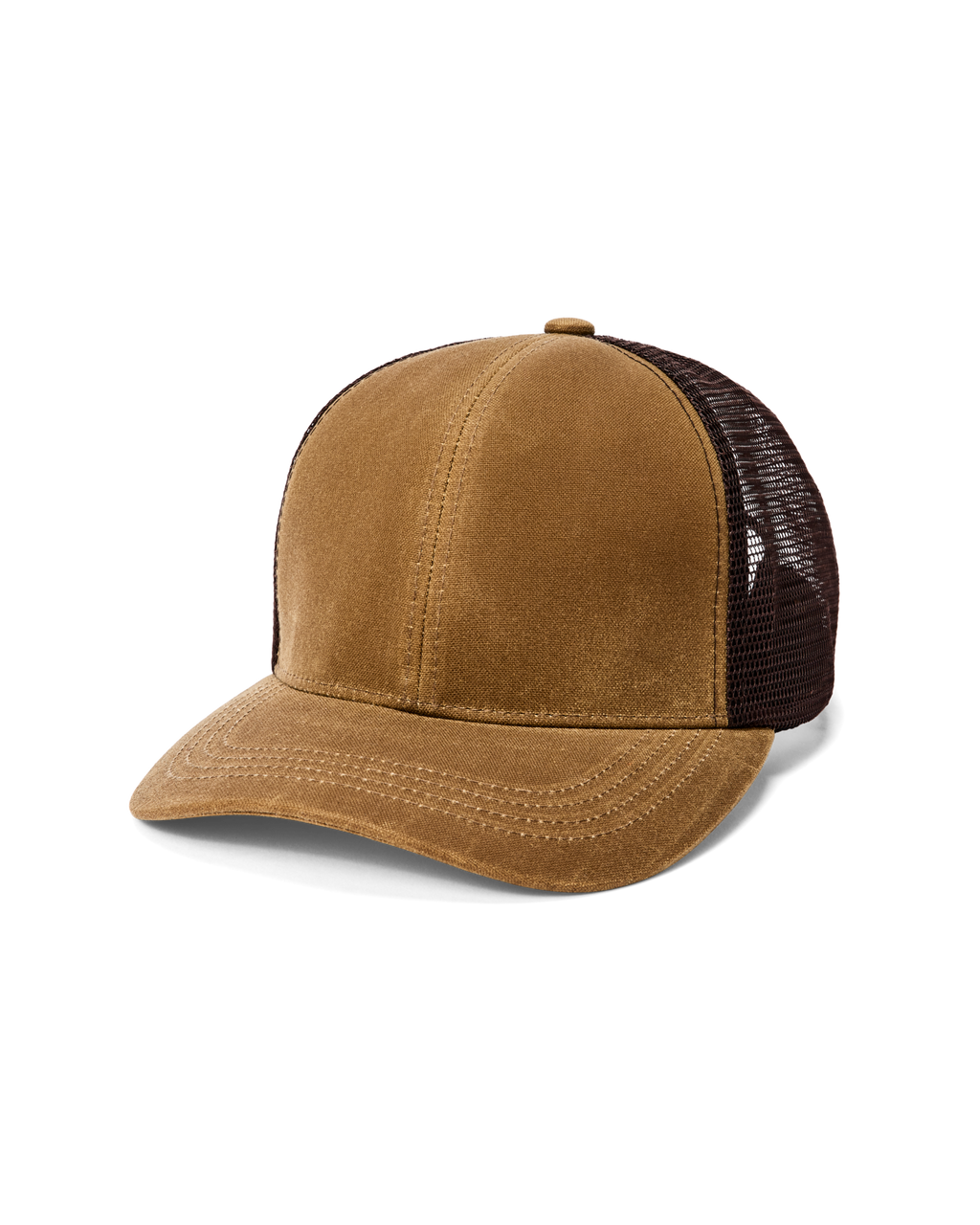 Tin Cloth Logger Mesh Cap - Dark Tan | Filson
