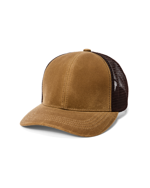 Tin Cloth Logger Mesh Cap - Dark Tan | Filson