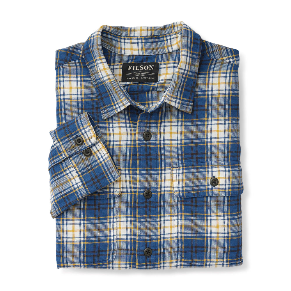 Scout Shirt - Blue/gold/white Plaid