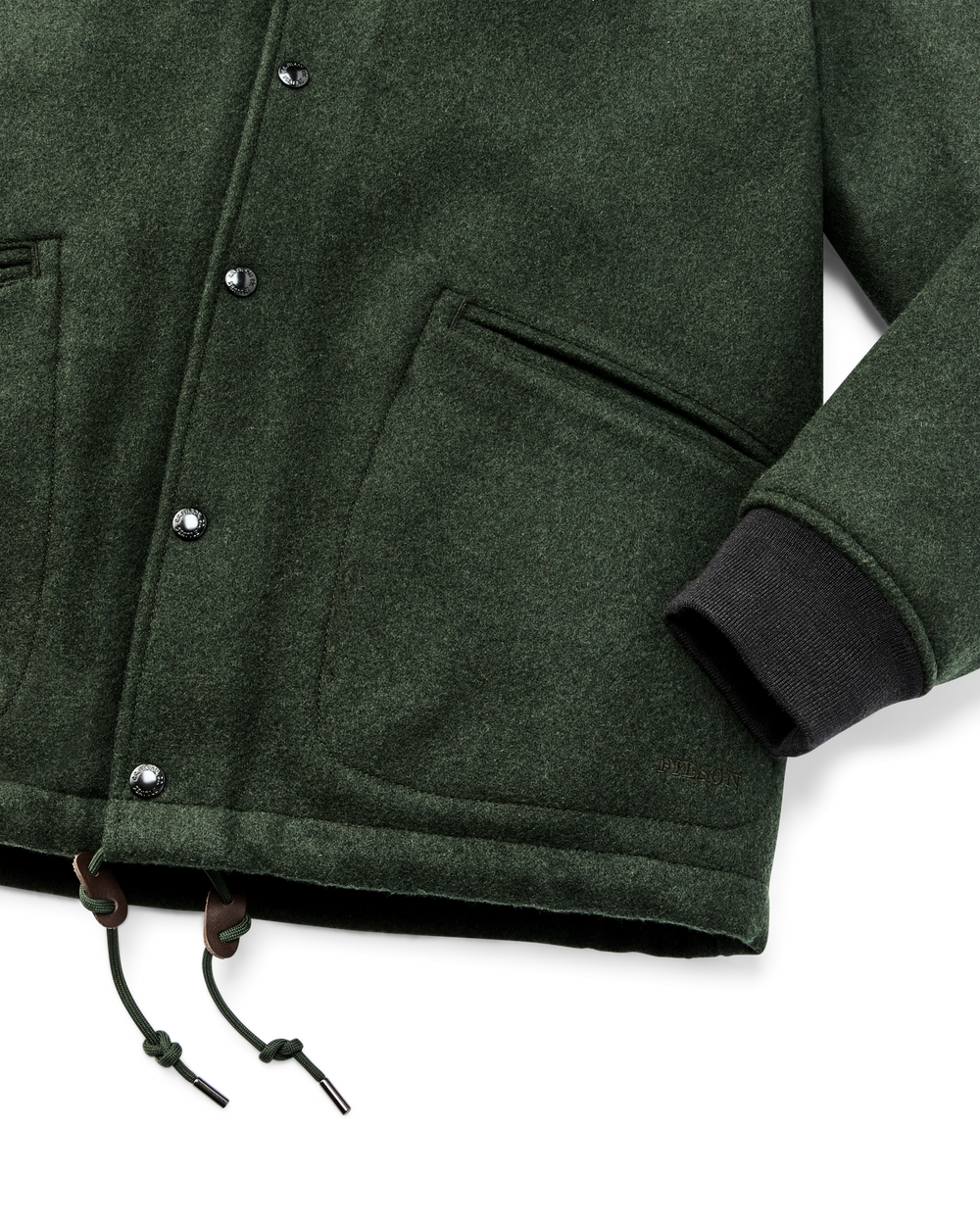 Mackinaw Wool Coach Jacket - Vintage Pine