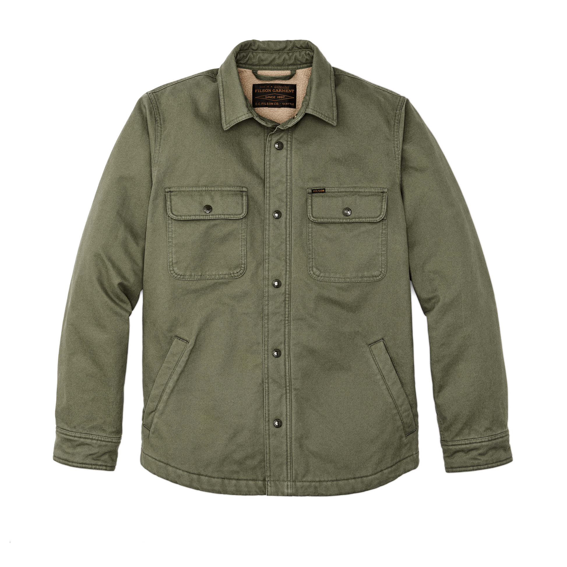 Men's Fleece-Lined Shirt Jacket | Filson Men's Fleece-Lined Shirt Jacket | Filson